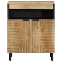 Dressoir 60x33x75 cm massief mangohout bruin - thumbnail