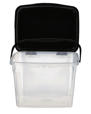 Wasmiddelbak - Zwart