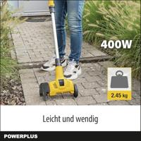 Powerplus Powxg6650 Electric Telescopic Essallo di diserbo - Extractor Weed, 400 W, con pennello in nylon e acciaio - thumbnail