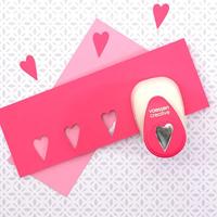 Vaessen Creative • figuurpons hart smal medium - thumbnail