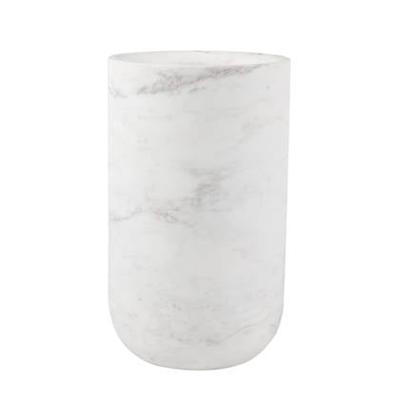 Zuiver Vaas 'Fajen' Marmer, 25cm hoog, kleur Wit Zuiver Vaas 'Fajen' Marmer, 25cm hoog, kleur Wit