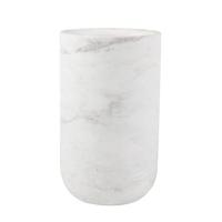 Zuiver Vaas 'Fajen' Marmer, 25cm hoog, kleur Wit - thumbnail