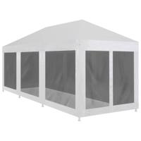 Partytent met 8 mesh zijwanden 9x3 m - thumbnail