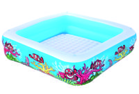 Bestway speelbad met overkapping 140x140x114 cm blauw 52192 - thumbnail