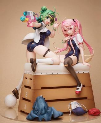 Native - Poyoyon Rock Orig Char - Pink & Midori Sukumizu 1/5.5 PVC Figure (A)