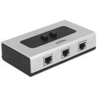 DeLOCK Switch RJ45 10/100/1000 Mbps 2 port - thumbnail