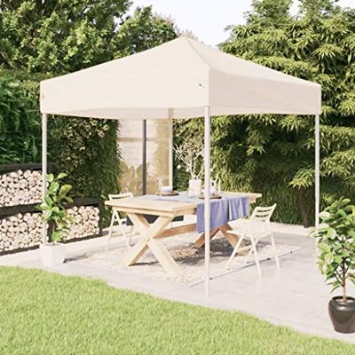 Partytent inklapbaar 3x3 m crmekleurig Partytent inklapbaar 3x3 m crmekleurig
