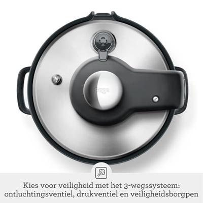 Sage The Fast Slow Go Slowcooker Zilver