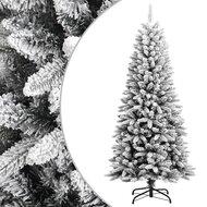VidaXL Kunstkerstboom met sneeuw 150 cm pvc en pe