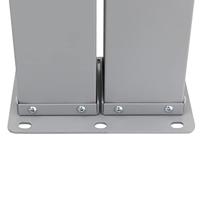 VidaXL Tuinscherm uittrekbaar 140x1200 cm zwart - thumbnail