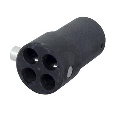 Wentex Wentex 4-way connector replacement 50,8(dia)mm - zwart