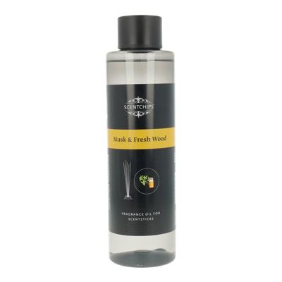 Scentchips Navulling geurstokjes Musk & Vers hout - 400ml