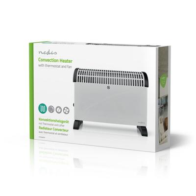 Convectorkachel | Thermostaat | Ventilatorfunctie | 3 Standen | 2000 W | Wit