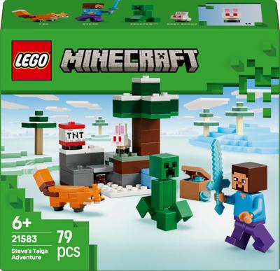 LEGO® Minecraft 21583 Steve's avonturen in de taiga