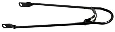 Spatbordstang 24" per stuk mat zwart met bumper