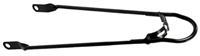 Spatbordstang 24" per stuk mat zwart met bumper - thumbnail