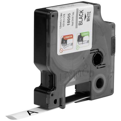 Labeltape krimpkous DYMO IND RHINO 18055 Polyolefine Tapekleur: Wit Tekstkleur:Zwart 12 mm 1.5 m Labeltape krimpkous DYMO IND RHINO 18055 Polyolefine Tapekleur: Wit Tekstkleur:Zwart 12 mm 1.5 m