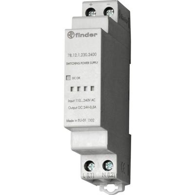 Finder 78.12.1.230.2400 DIN-rail netvoeding 24 V/DC 0.63 A 12 W Inhoud 1 stuk(s) Finder 78.12.1.230.2400 DIN-rail netvoeding 24 V/DC 0.63 A 12 W Inhoud 1 stuk(s)