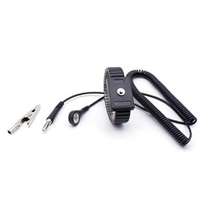 Quadrios ESD-armband Zwart Drukknop 4 mm