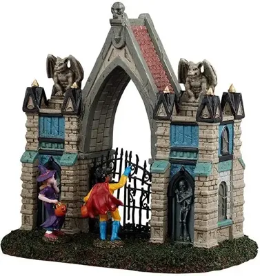 Gargoyle Gate 12x19x19 cm Halloween LEMAX - Lemax Gargoyle Gate 12x19x19 cm Halloween LEMAX - Lemax