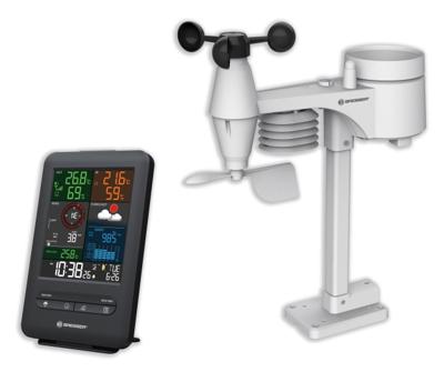 BRESSER 5-in-1 weerstation Beaufort met kleurendisplay