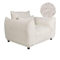 Beliani - JAMSA - Fauteuil - Off-white - Bouclé - thumbnail