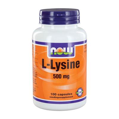 NOW L-Lysine 500mg Capsules