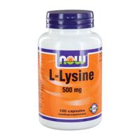 NOW L-Lysine 500mg Capsules - thumbnail