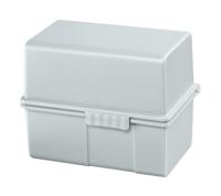 HAN 978-11 978-11 Kaartenbox Lichtgrijs DIN A8 liggend Staalscharnier, Deksel als extra bak te gebruiken - thumbnail