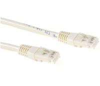 Verbindingskabel - RJ-45 (M) naar RJ-45 (M) - 20 m - UTP - CAT 6a - ivoor, RAL 1015 - thumbnail
