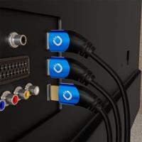 Oehlbach D1C42533 HDMI-kabel HDMI Aansluitkabel HDMI-A-stekker, HDMI-A-stekker 3.00 m Zwart 8K UHD, Afgeschermd (drievoudig) - thumbnail