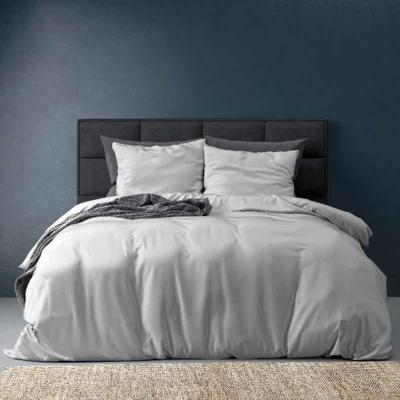 Primaviera Deluxe Egyptisch Katoen Uni Dekbedovertrek Grijs 240 x 200/260 cm