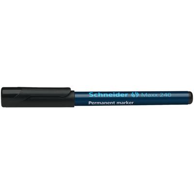 Schneider Marker permanent 240 rond zwart 10st