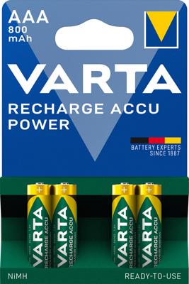 Varta 56703 Ready2Use 4xAAA Oplaadbare Batterijen