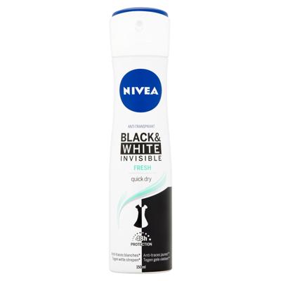 Nivea Black & White Invisible Fresh Deodorant Spray Nivea Black & White Invisible Fresh Deodorant Spray