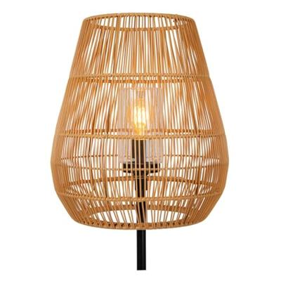 Lucide NERIDA - Vloerlamp Binnen/Buiten - Ø 35 cm - 1xE27 - IP44 - Naturel