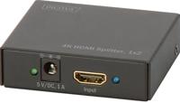 Digitus DS-46304 2 poorten HDMI-splitter 3D-weergave mogelijk, Met metalen behuizing 4096 x 2160 Pixel Zwart - thumbnail