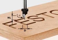 Festool HS S8 D11/60° Graveerfrees - 491002 - thumbnail