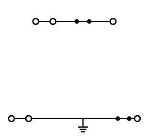 WAGO 870-536 Aardklem 2-etages 5 mm Spanveer Toewijzing: Terre, L Grijs 50 stuk(s)