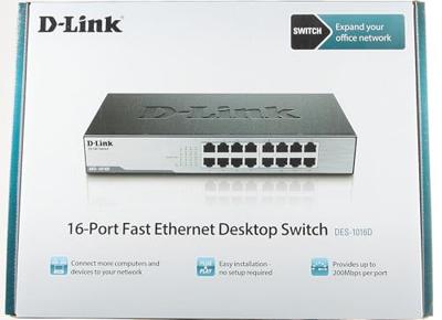 D-Link DES-1016D DES-1016D Netwerk switch 16 poorten 100 MBit/s D-Link DES-1016D DES-1016D Netwerk switch 16 poorten 100 MBit/s