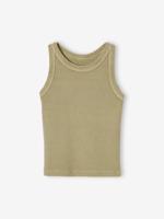 Meisjessweater in ribstof saliegroen - thumbnail