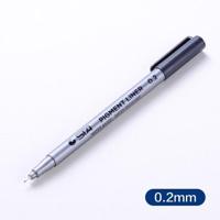 Micron inkt marker pen zwart Fineliner schetsen pennen 0.2 mm - thumbnail