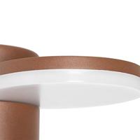 QAZQA Buiten wandlamp roestbruin incl. LED IP54 bewegingssensor - - thumbnail