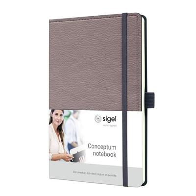 Sigel SI-CO691 Notitieboek Conceptum A5 Punt-Gelijnd Taupe