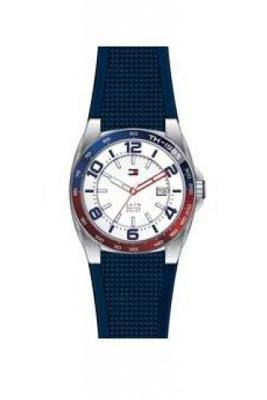 Horlogeband Tommy Hilfiger TH1790885 / TH679301524 Rubber Blauw 21mm Horlogeband Tommy Hilfiger TH1790885 / TH679301524 Rubber Blauw 21mm