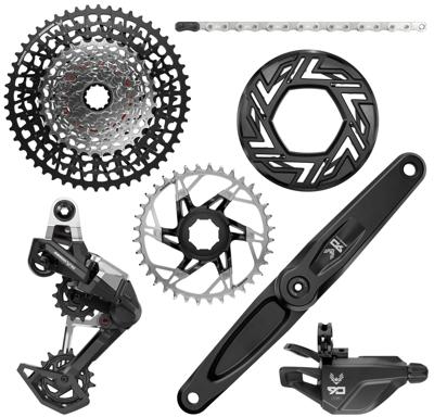 SRAM schakelgroep-set "eagle 90 transmission e-bike" shifting group set t eagle 90 brose 165 mm SRAM schakelgroep-set "eagle 90 transmission e-bike" shifting group set t eagle 90 brose 165 mm