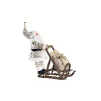 Decoratieve figuren DKD Home Decor Kerstman Kerstmis Grijs Champagne Hout 42 x 22 x 48 cm - thumbnail