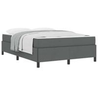 Boxspring bed Donkergrijs en Zwart 140 x 190 cm - thumbnail