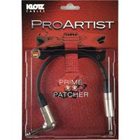 Klotz PRON003PR ongebalanceerde patchkabel recht-haaks 0.3 m - thumbnail