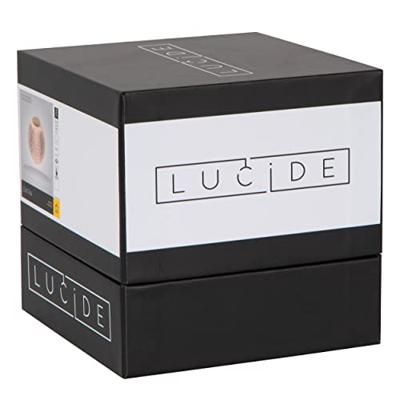 Lucide CINTRA - Oplaadbare Tafellamp - Accu/Batterij - Ø 9 cm - LED 3 StepDim - 1x1,5W 3000K - Transparant